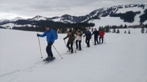 Reisebericht: Schneeschuhwanderung am Hochhäderich am 13.03.2018